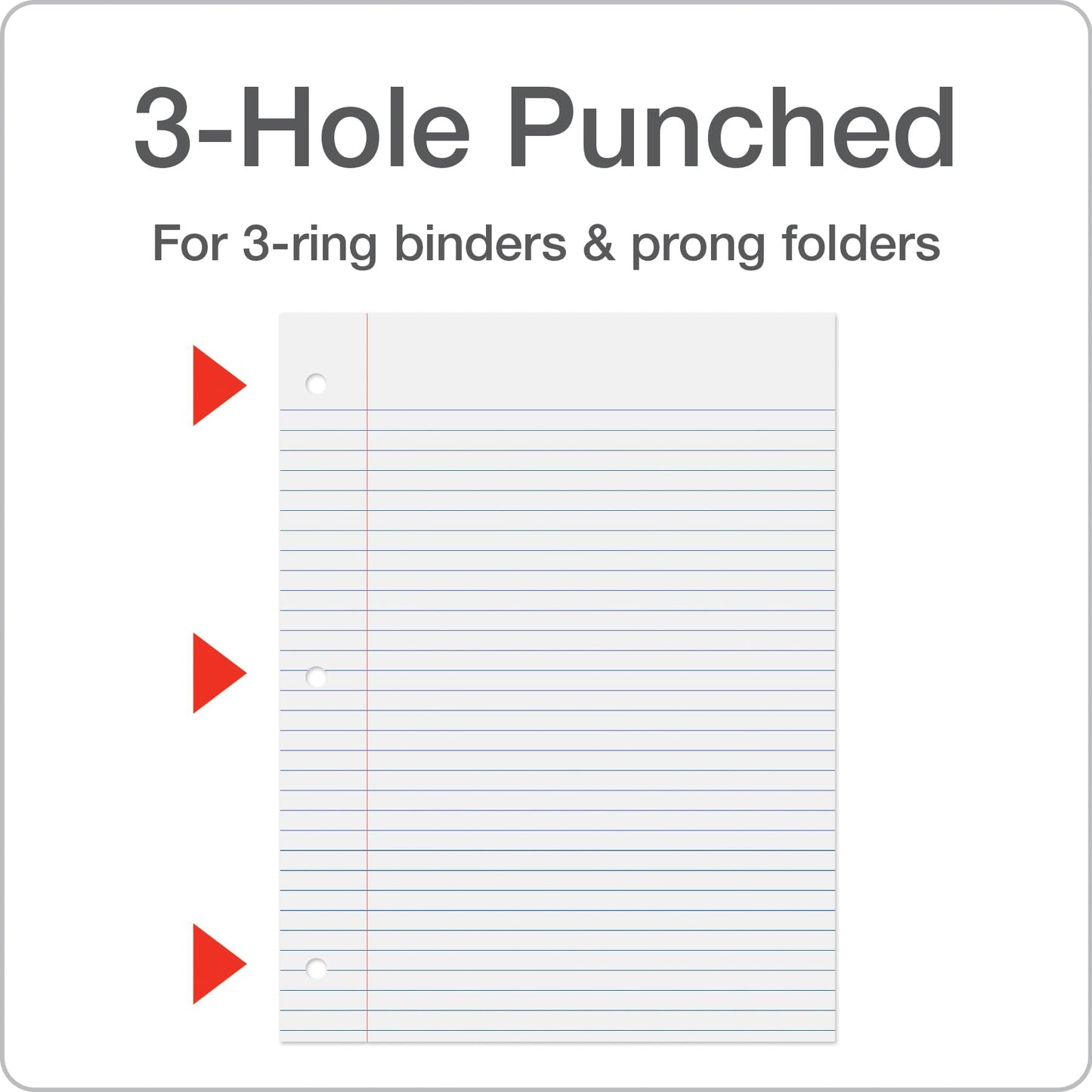 Oxford Loose Leaf Paper, 500 Sheets, College Rule