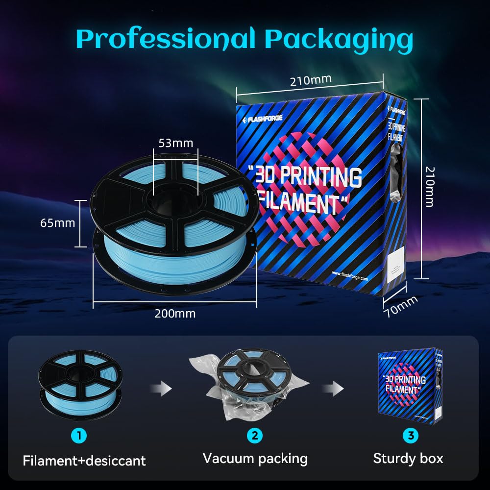 Glow in The Dark Rapid PLA Filament 1.75m