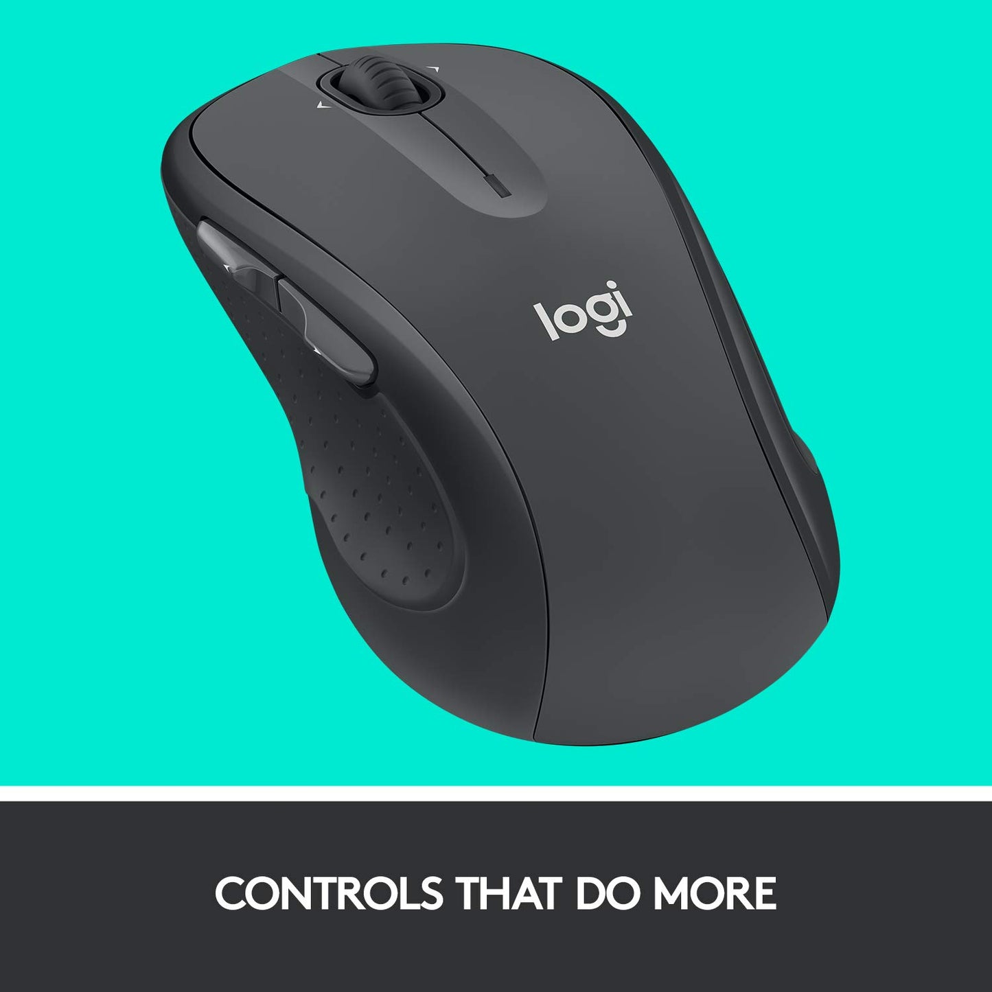 Logitech M510 Full Size Ambidextrous 2.4 GHz Wireless Mouse