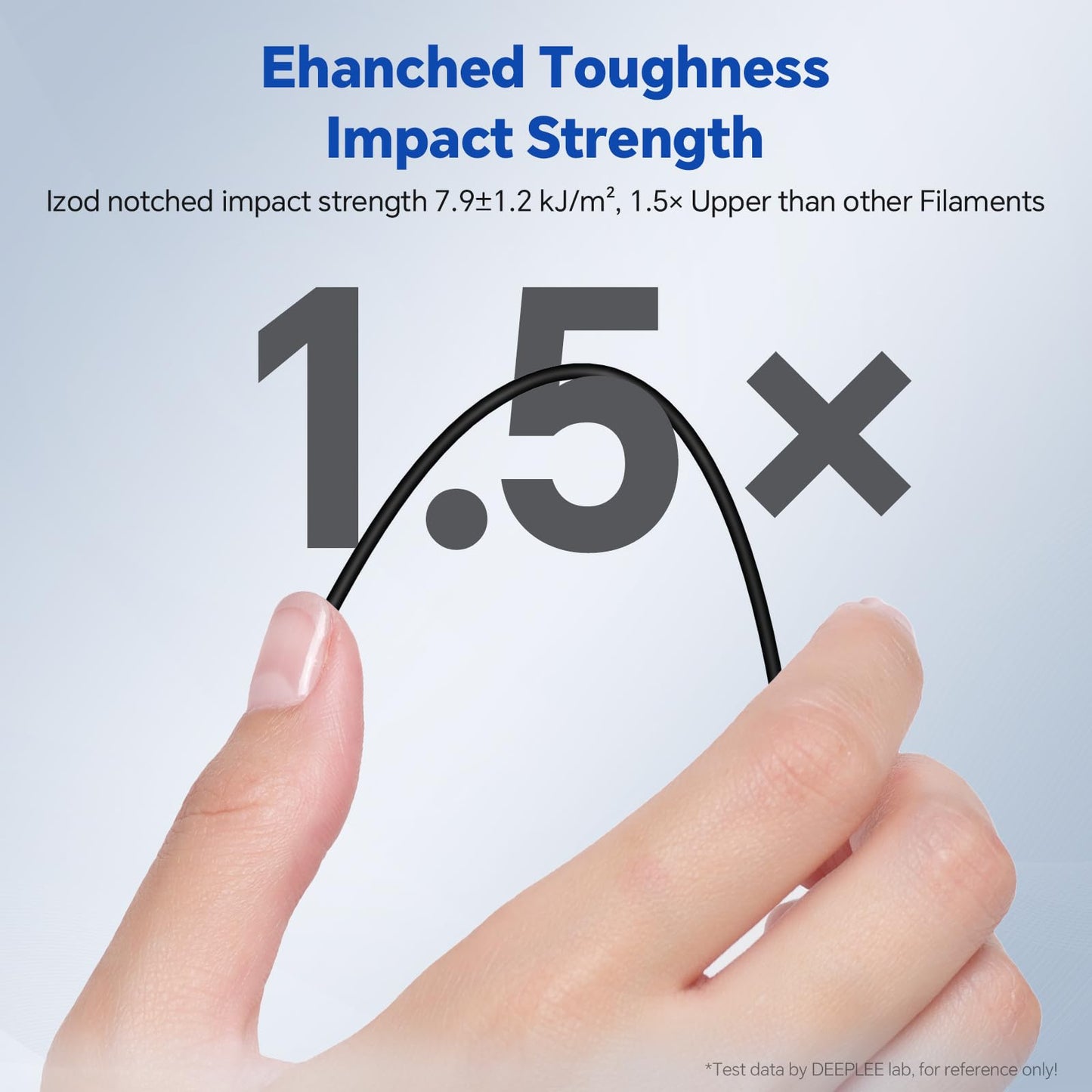 PLA PRO Filament 1.75mm-1KG Black