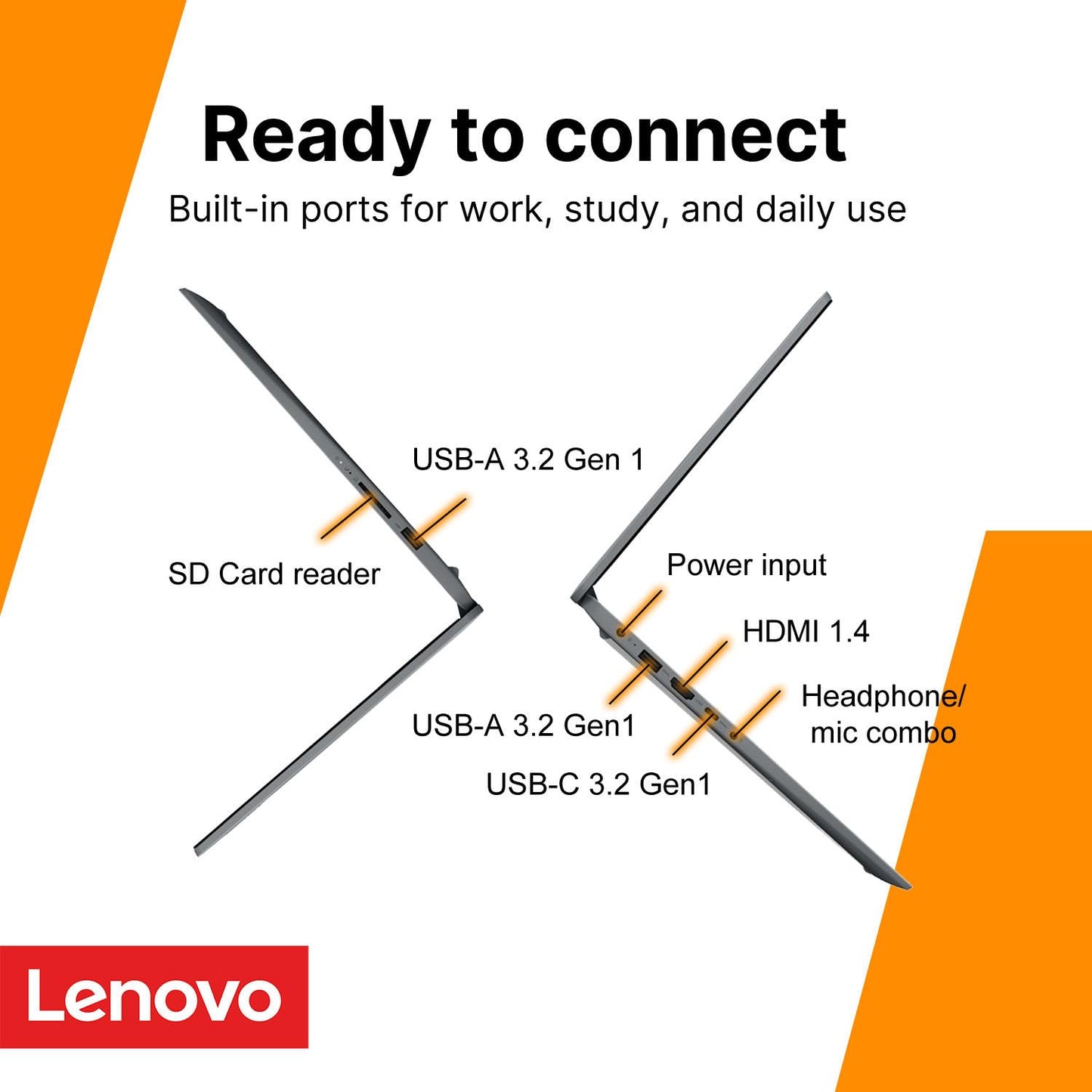 Lenovo IdeaPad Slim 3i • 15.6" FHD Laptop with Microsoft Office 365 • Intel 4 Cores • 128GB SSDetup, Lightweight • Win 11