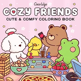 Cozy Friends: Coloring Book