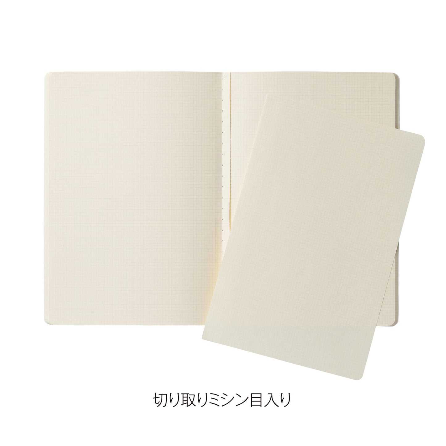 kleid 8441-03 Tiny Grid Notebook, B6, 0.08 inch (2 mm) Grid, Light Pink