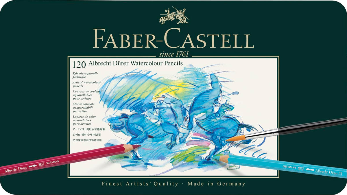 Faber-Castell Albrecht Dürer® Artists' Watercolor Pencils - Tin of 120