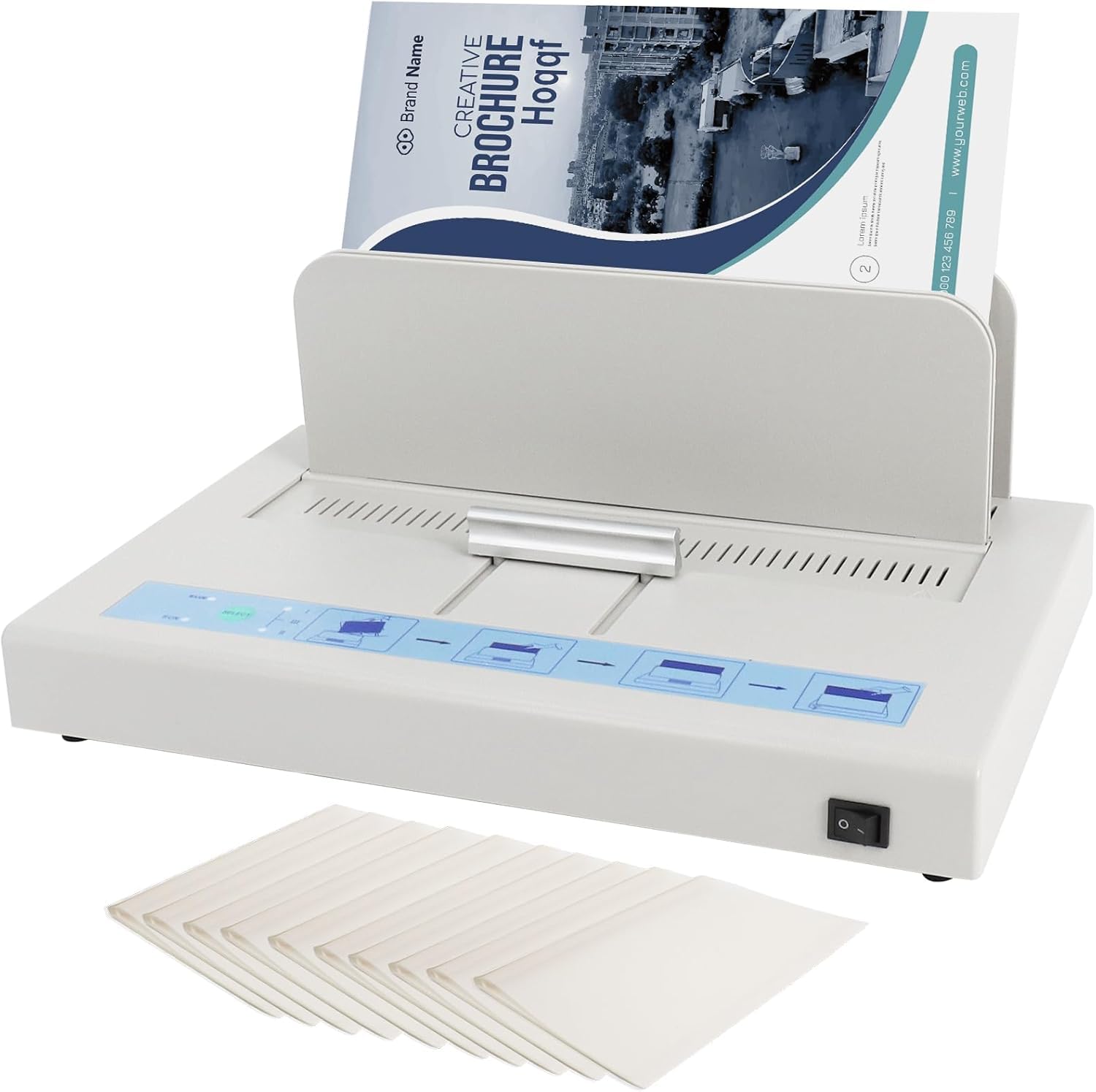 Thermal Binding Machine 500 Sheets Capacity Book Binding Material ...