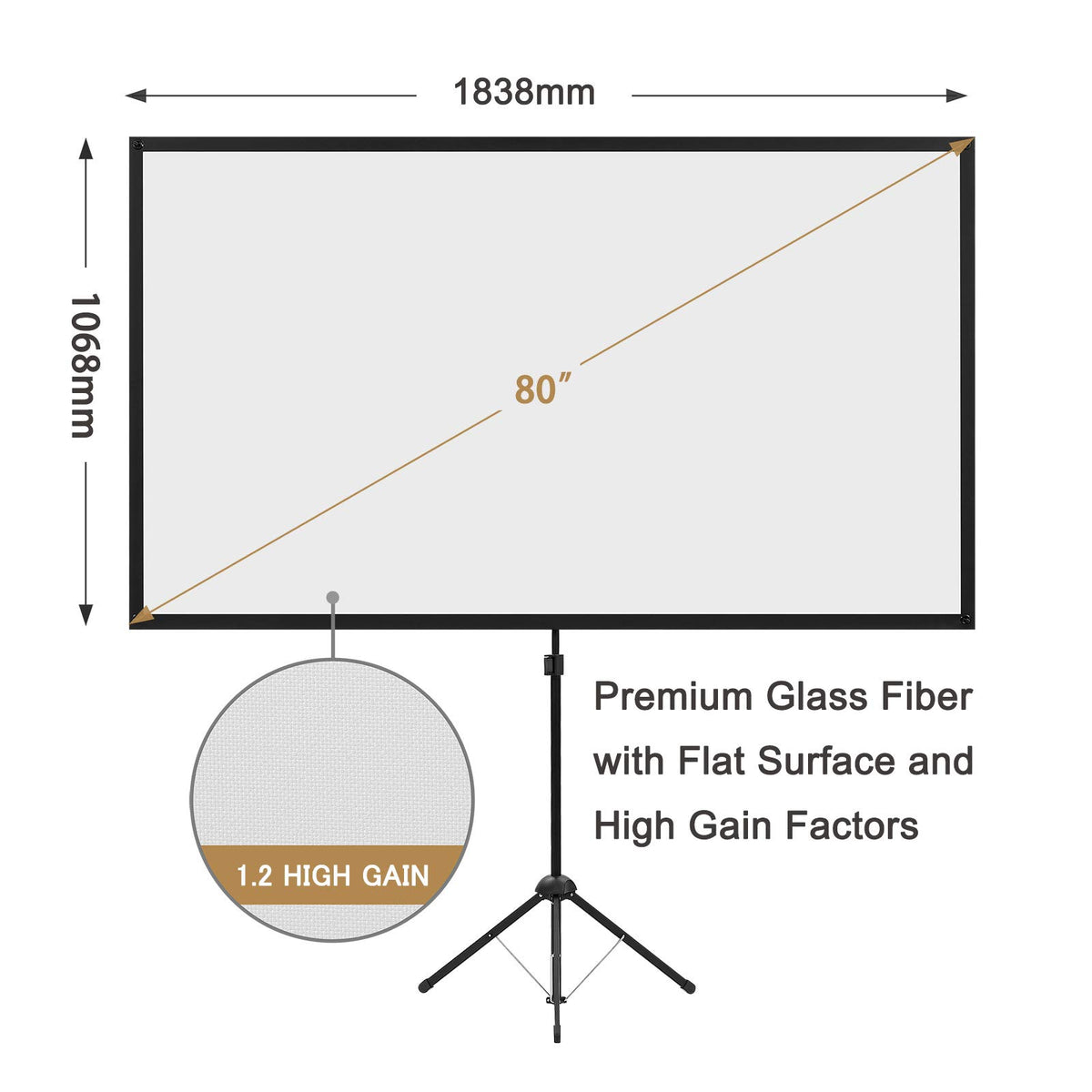 Portable Projector Screen