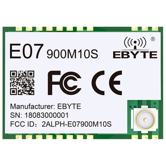 TI CC1101 Wireless 868Mhz 915Mhz RF Module Long Range 1.5km IPEX/Stamp Hole Antenna SMD Package