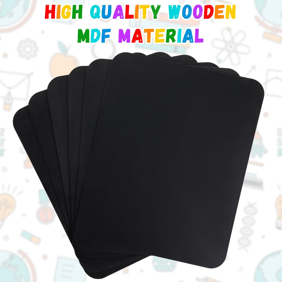 Humyoun 6 Pcs Chalk Board, Double-Sided Chalkboard, 9.5" X 12"