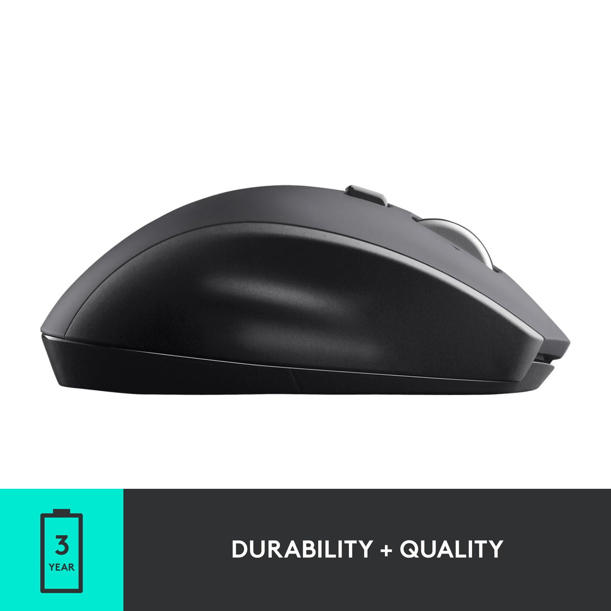 Logitech M705 Marathon Full Size 2.4 GHz Wireless Mouse - Black