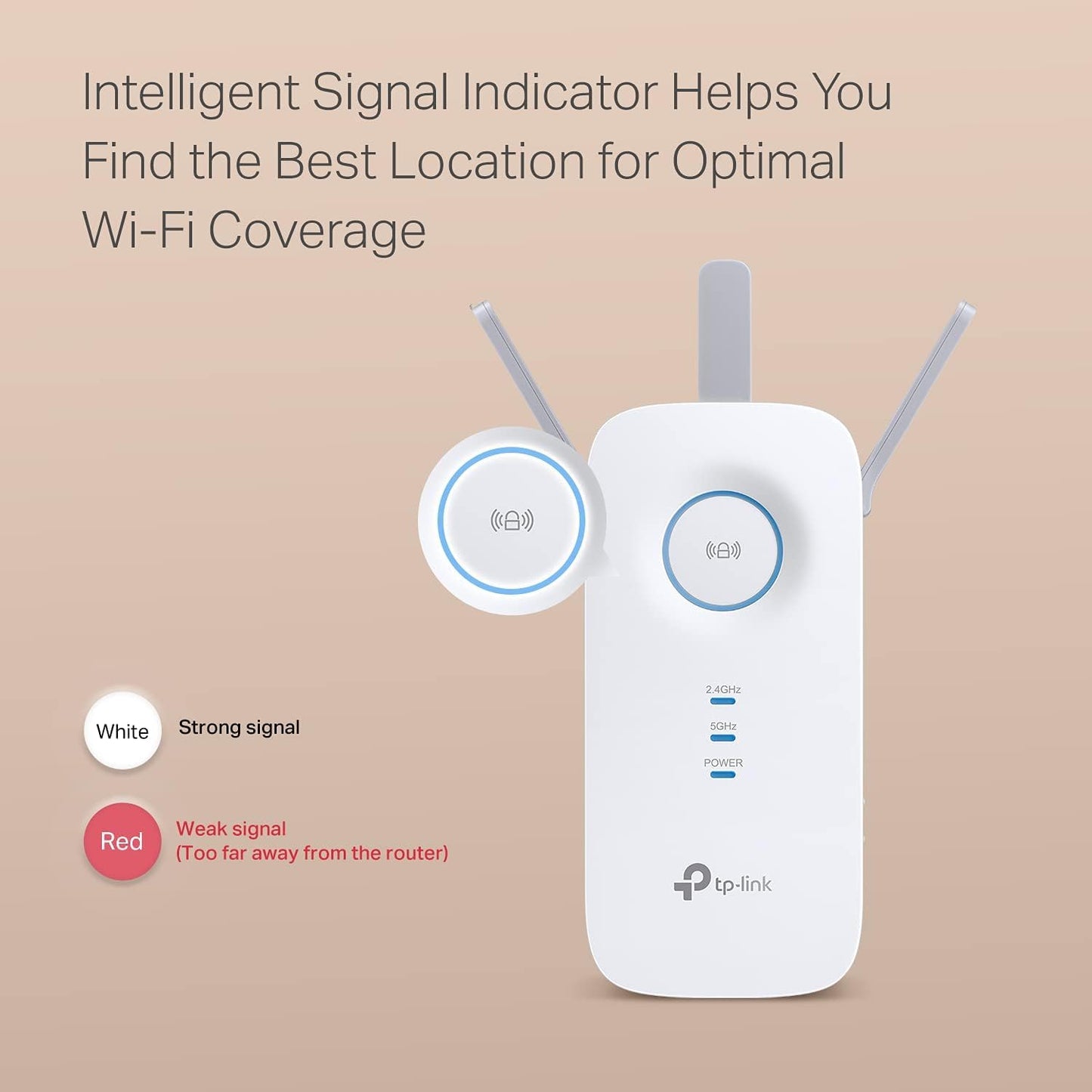 TP-Link AC1900 WiFi Range Extender RE550