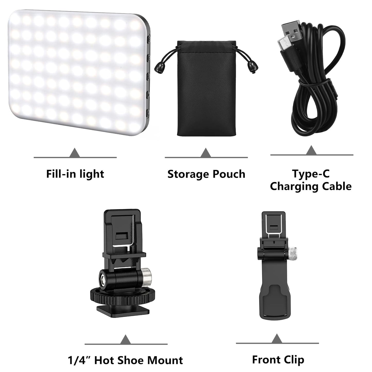 LED Camera Light - Portable Photography Lighting