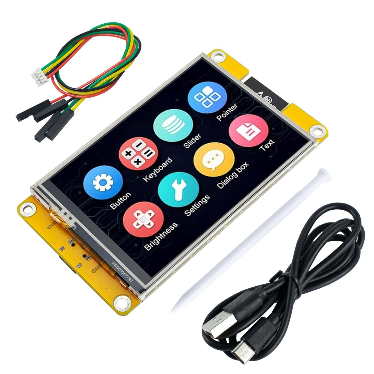 Hosyond 3.5'' 320x480 Touch Screen ESP32 Display with WiFi+BT, ST7796U Driver LCD TFT Screen Module for Arduino IoT