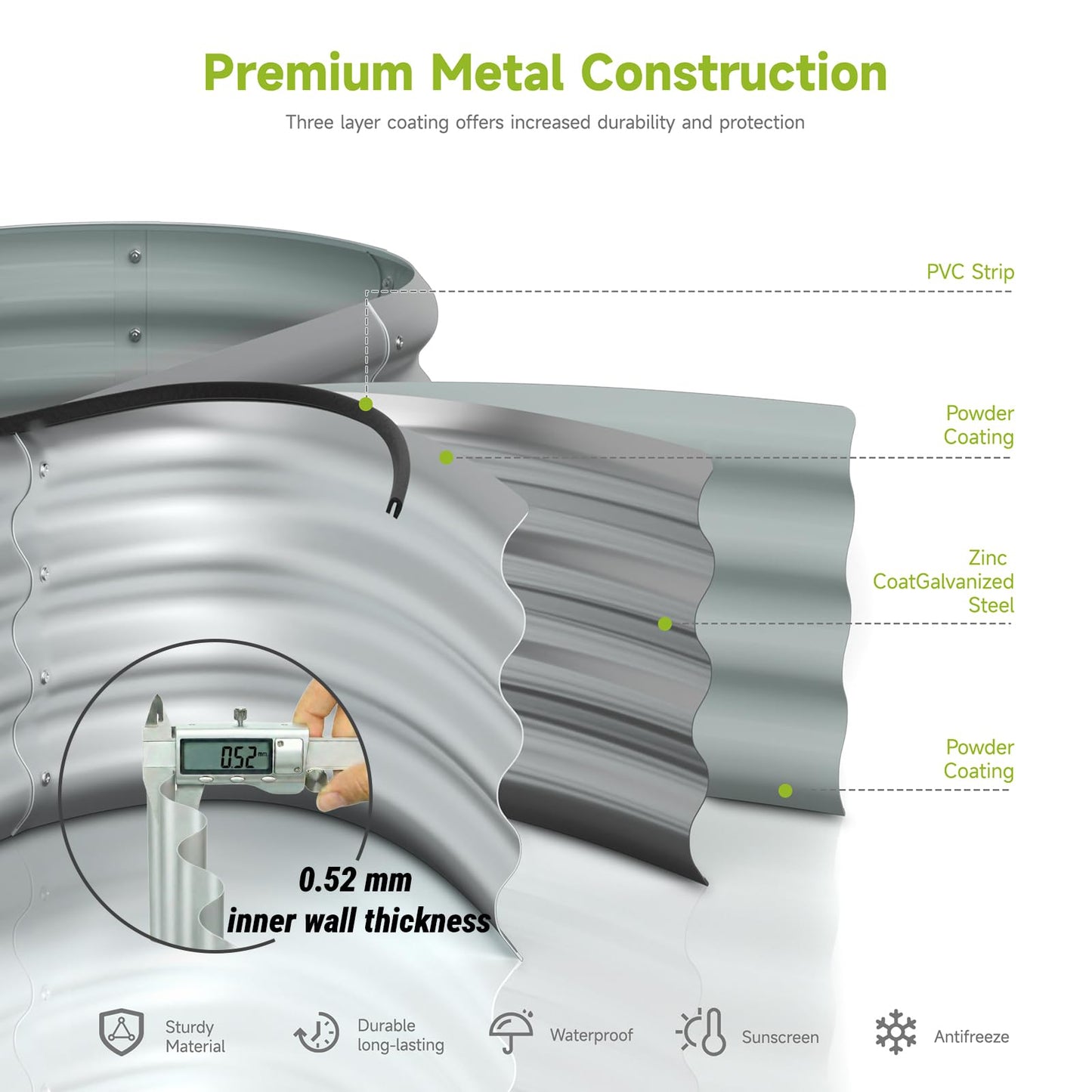 4x2x1 FT Raised Garden Bed Kit