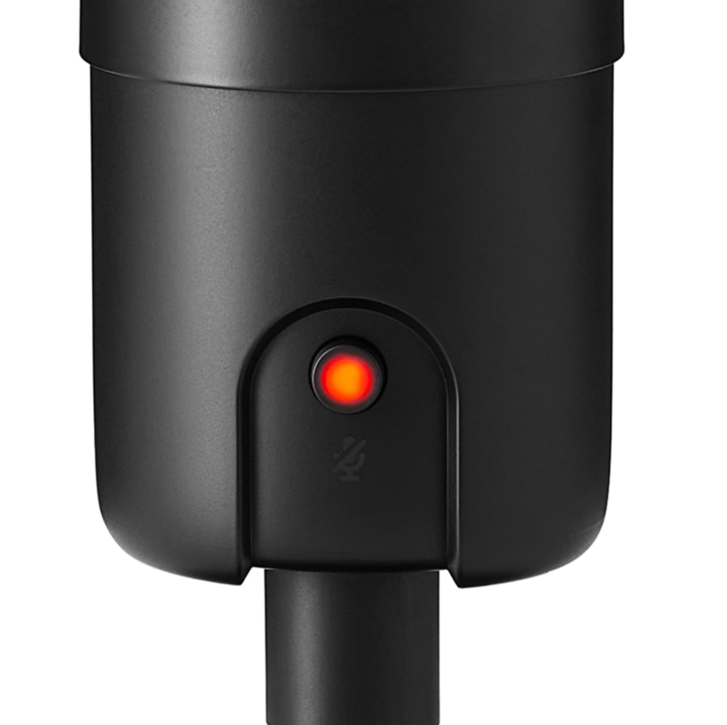 Microphone for PC, 360° Adjustable Stand, Plug and Play, 5.8" x 3.4", Black