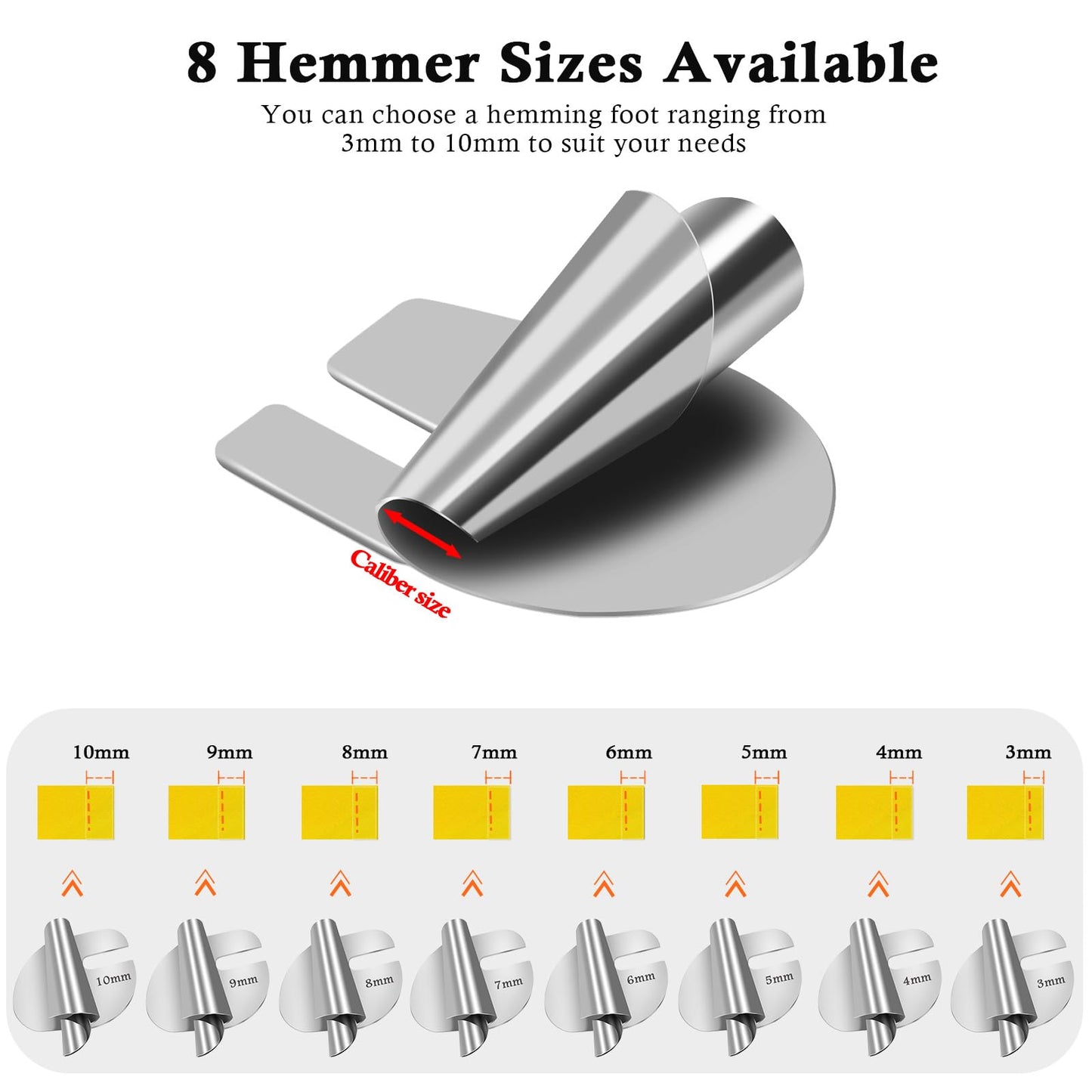 Rolled Hem Presser Foot