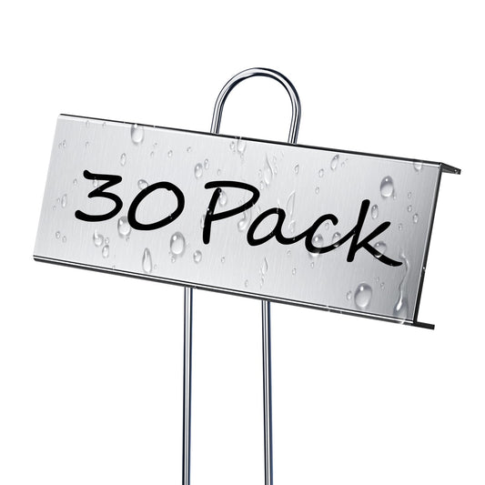 30 Pack Metal Plant Labels for Outdoor Garden Waterproof Plant Markers