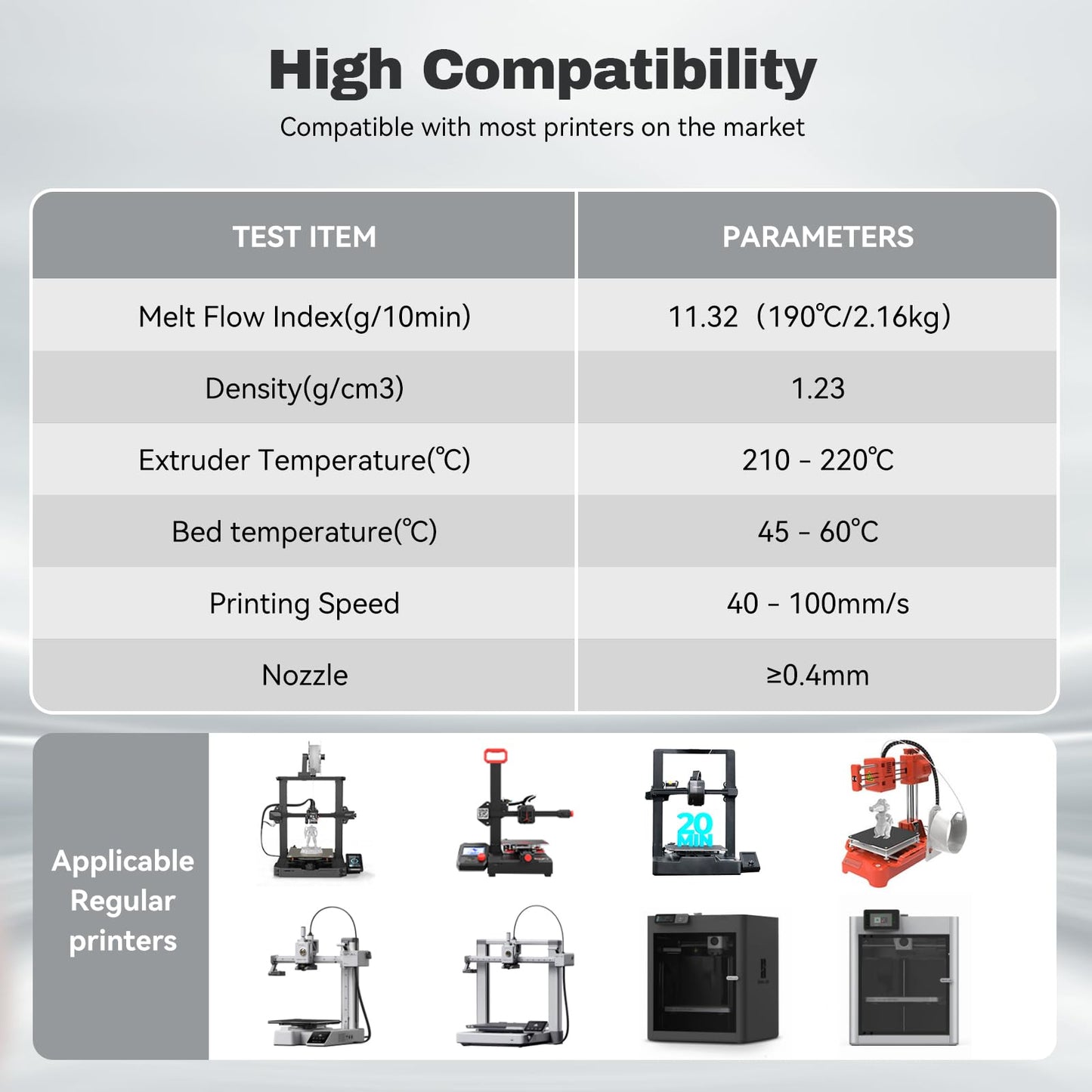 Silk PLA Filament 1.75mm Black Red Gold