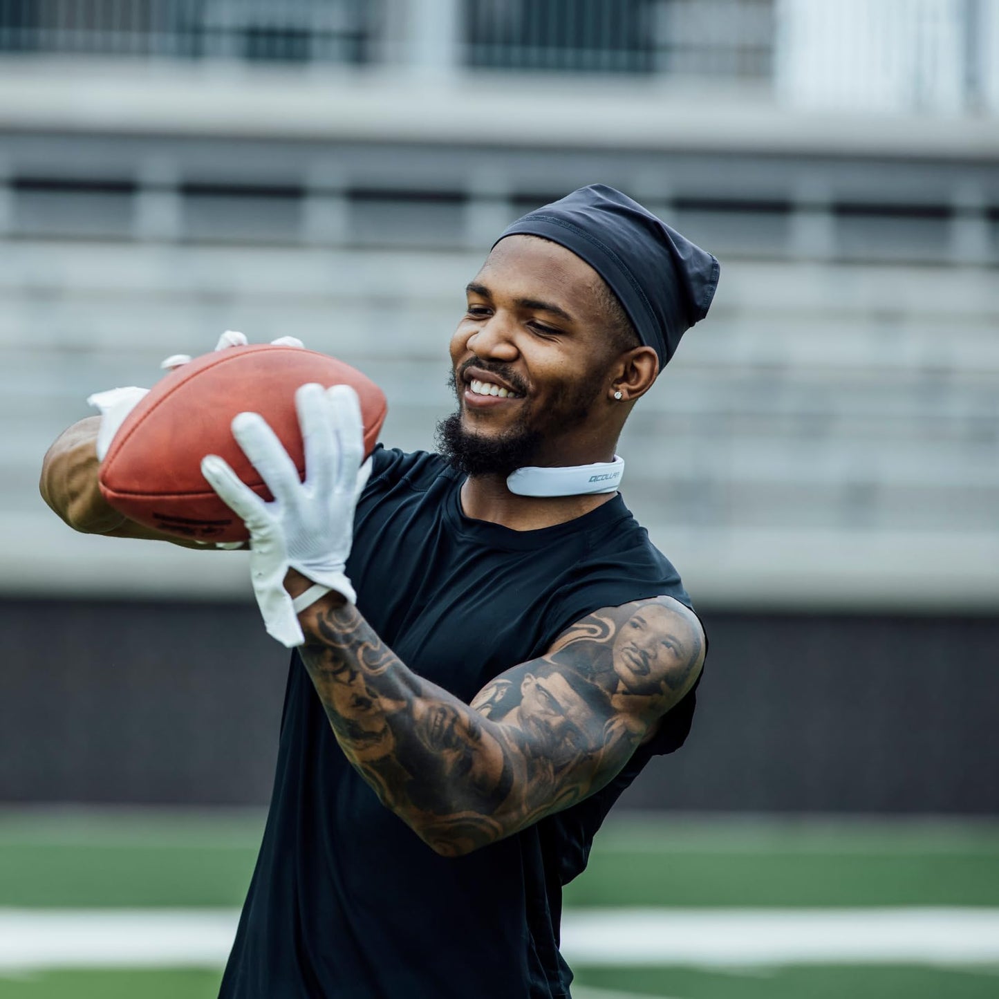 Q-Collar: FDA Cleared | Next-Gen Protective Gear for Athletes in Football, Soccer, Lacrosse, Hockey & Other Players | Sports Equipment | Advanced Protection for Athletes
