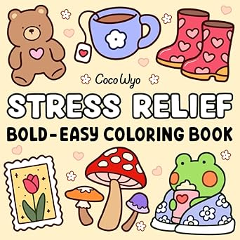 Stress Relief: Coloring Book