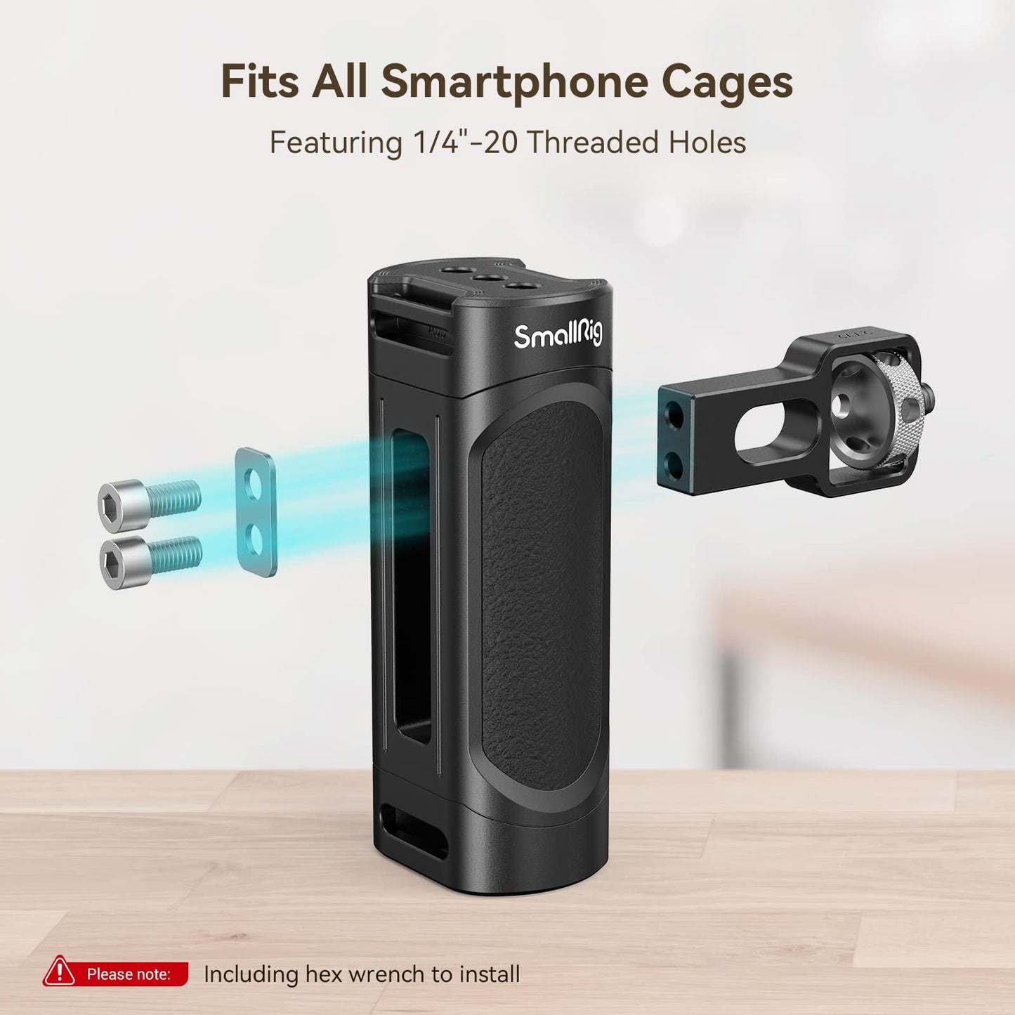 Universal Phone Cage, Smartphone Video Rig Kit with Handles