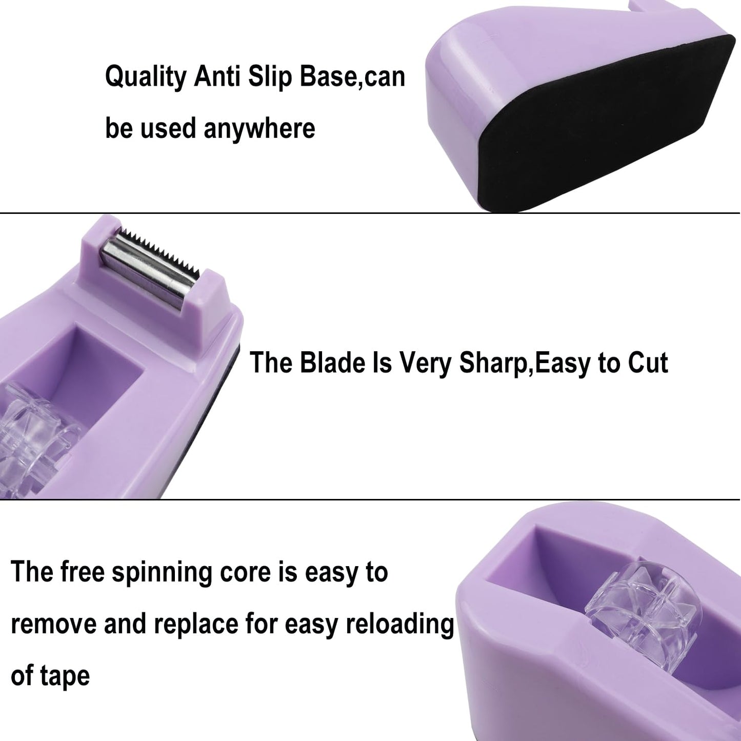 Aacehlh Desktop Tape Dispenser with 12 rolls