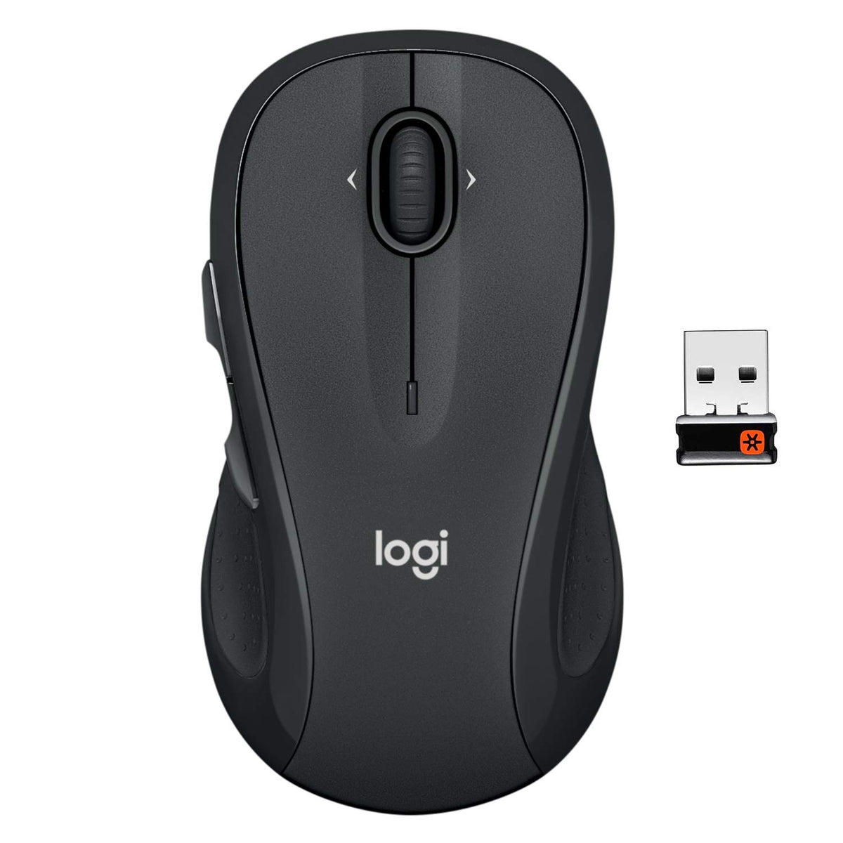 Logitech M510 Full Size Ambidextrous 2.4 GHz Wireless Mouse