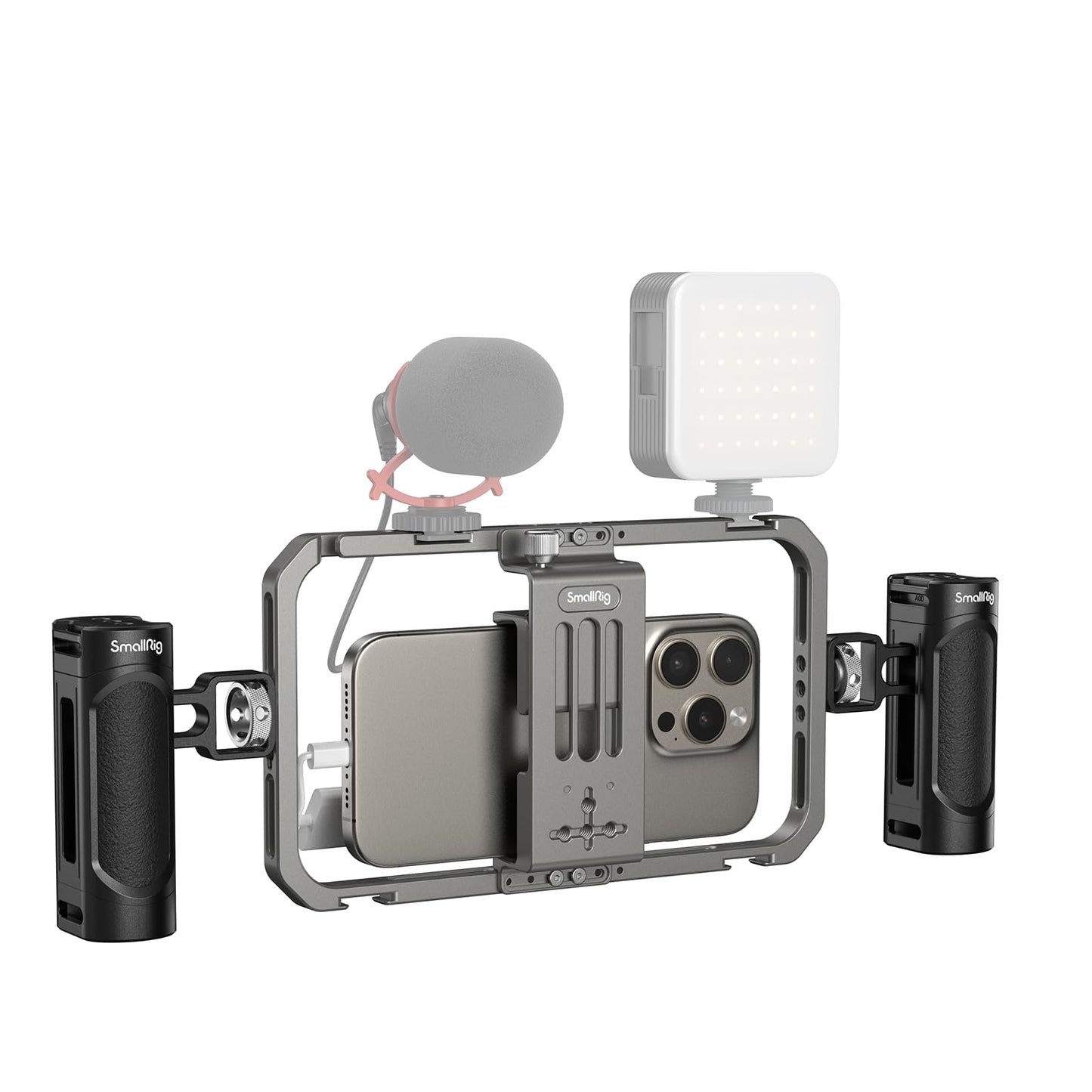 Universal Phone Cage, Smartphone Video Rig Kit with Handles
