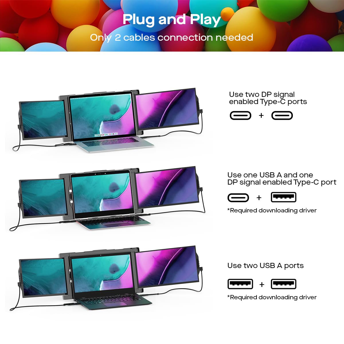 Portable Monitor - Mobile Pixels 13.3'' Trio Monitor