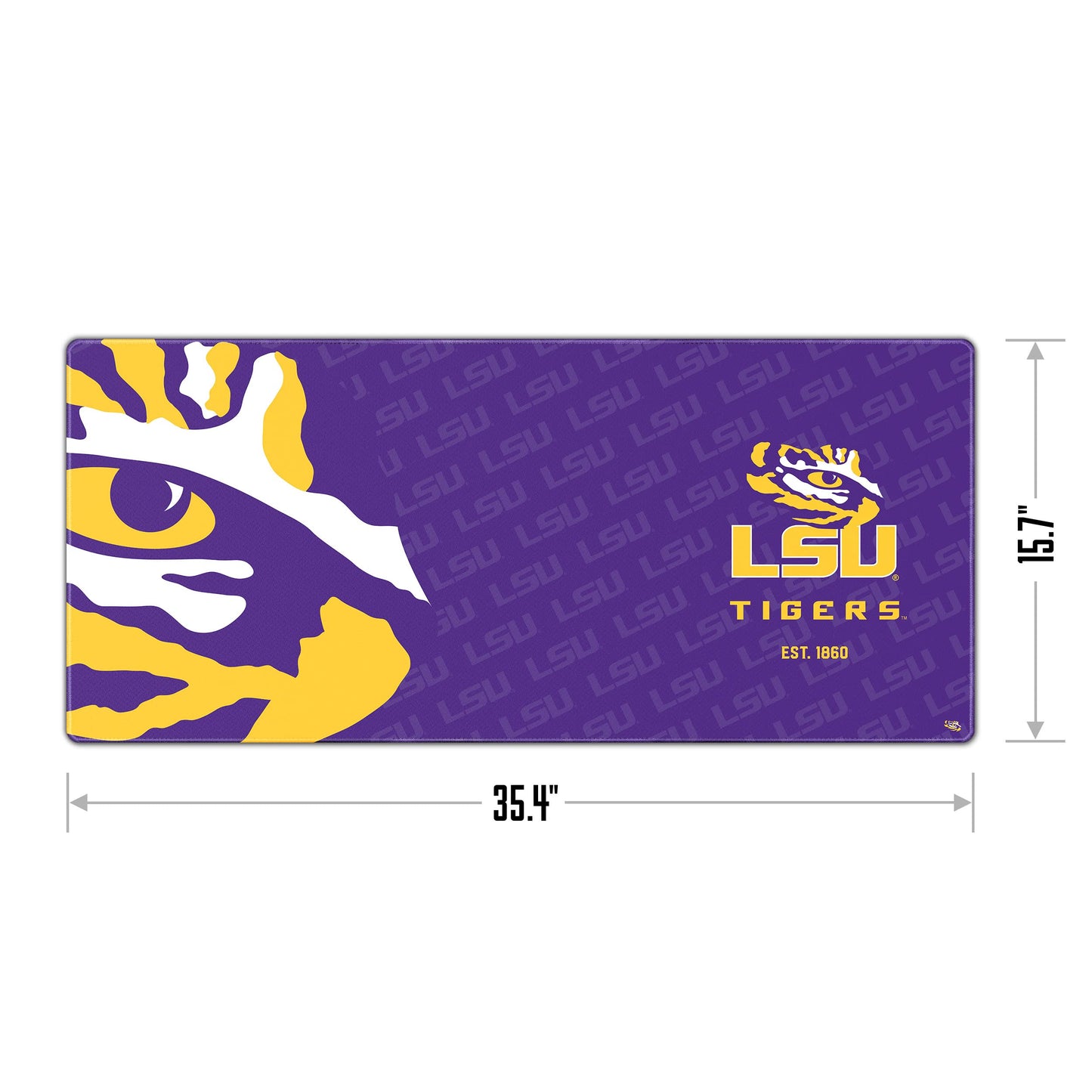 LSU Tigers Logo Series Desk Pad