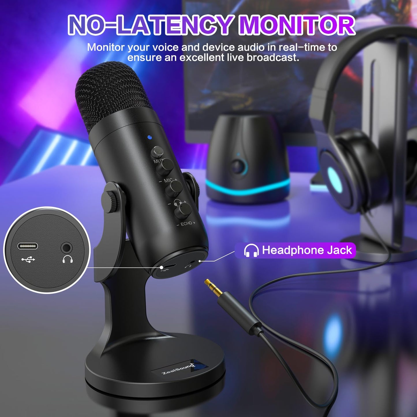 ZealSound Microphone for PC