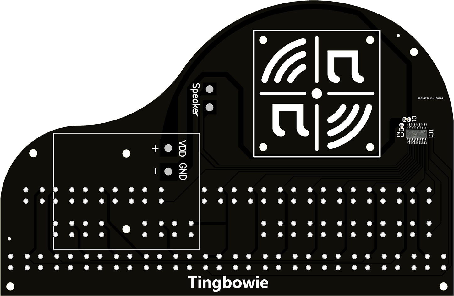 Soldering Practice Kit - DIY Electronic Project Learning Circuit Solder Board- paino