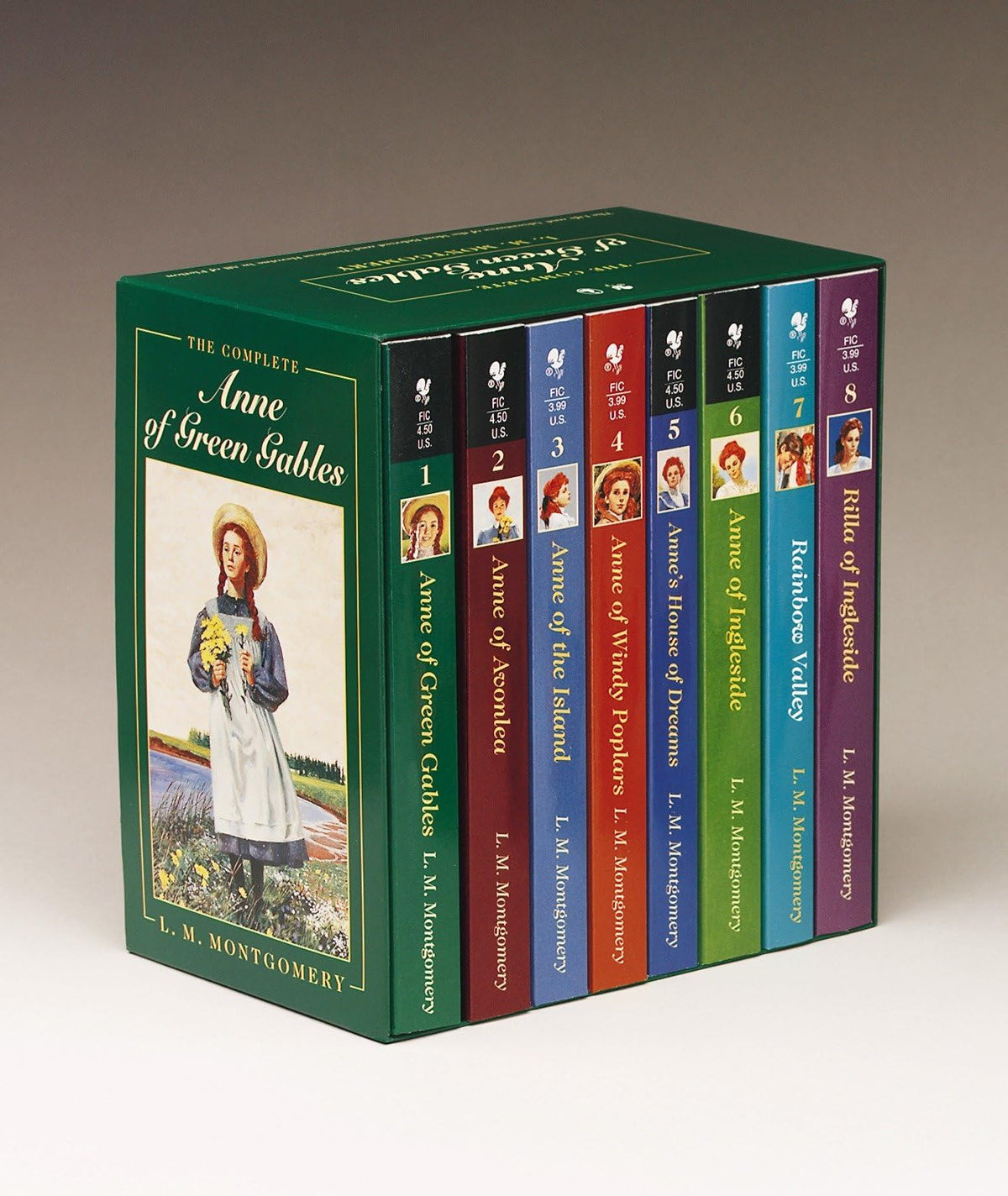 Anne of Green Gables, Complete 8-Book Box Set- paperback- mass market