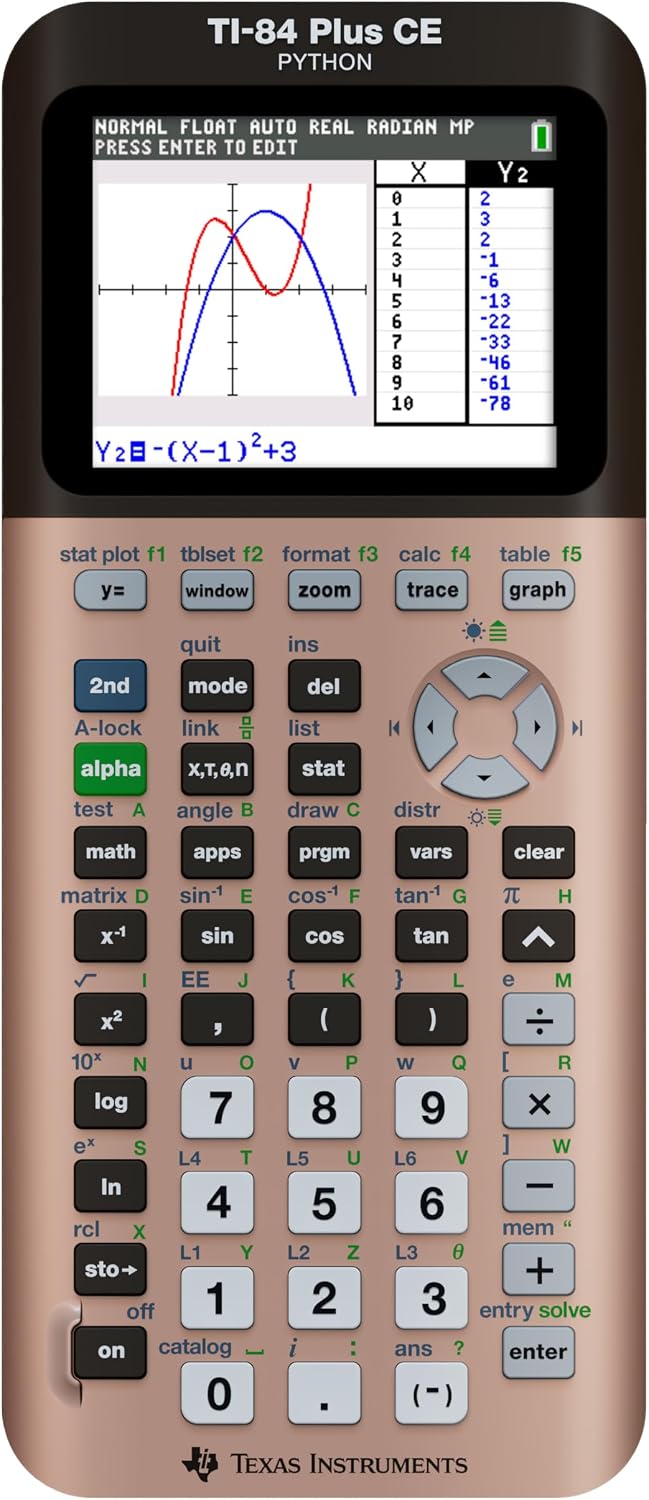 Texas Instruments TI-84 Plus CE Color Graphing Calculator