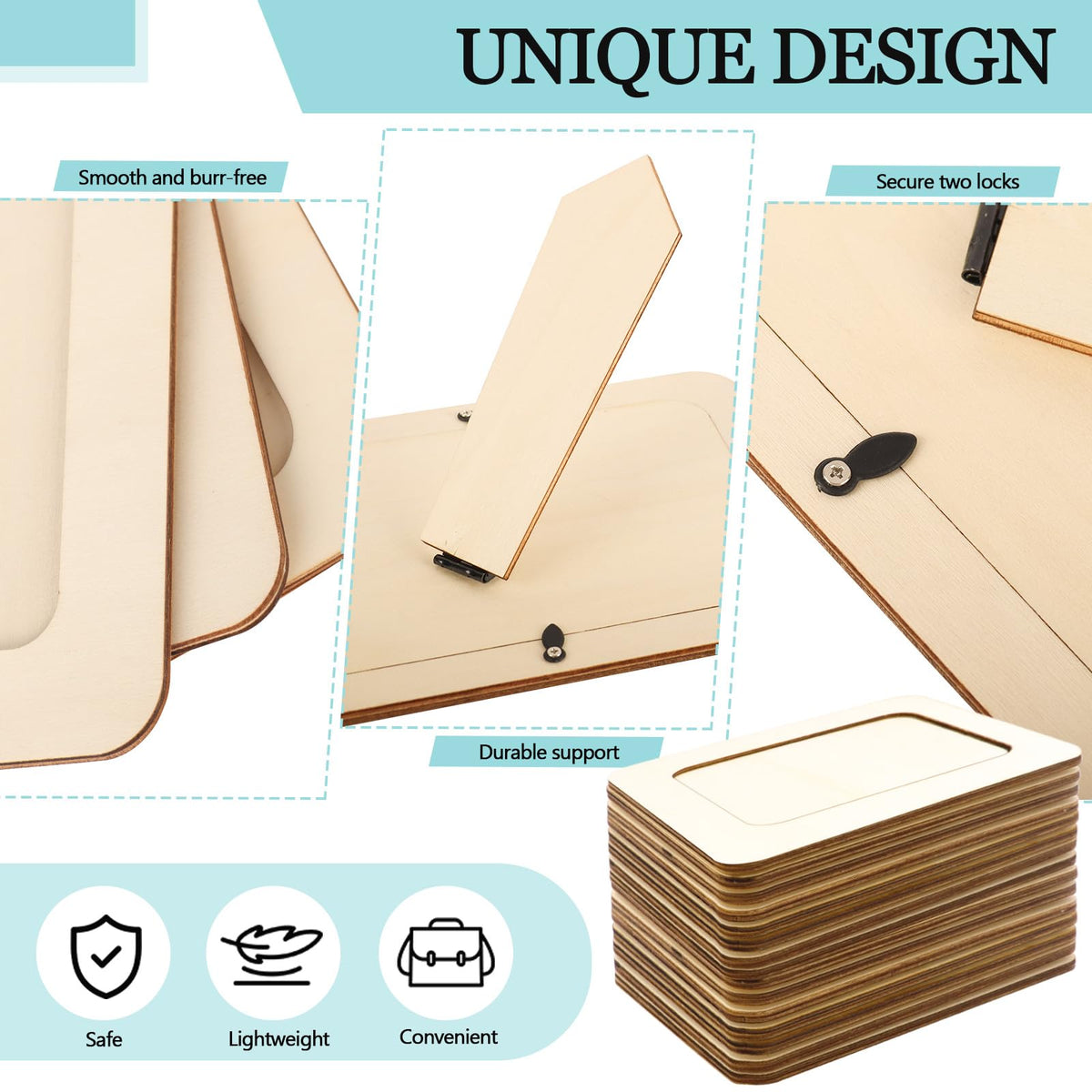 RYKOMO 12 Pieces Wooden Frames for painting and designing