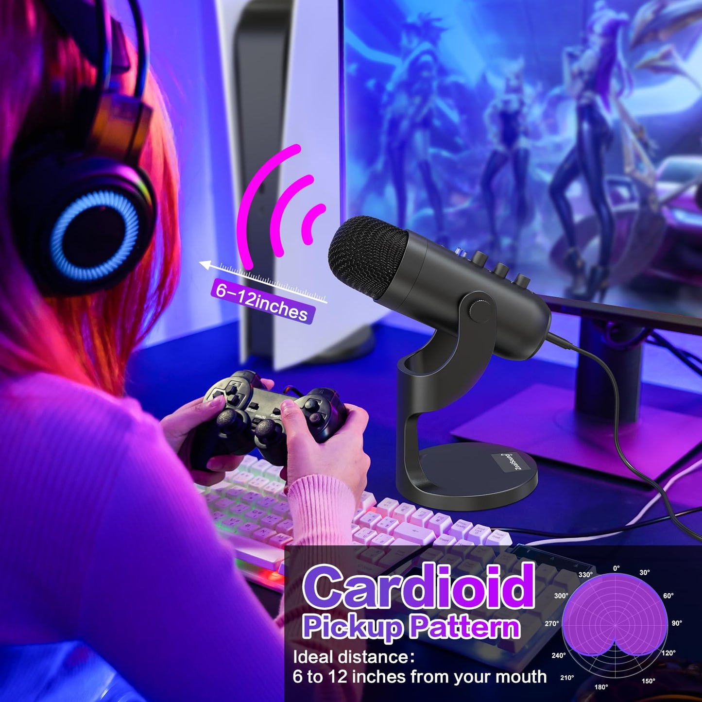 ZealSound Microphone for PC