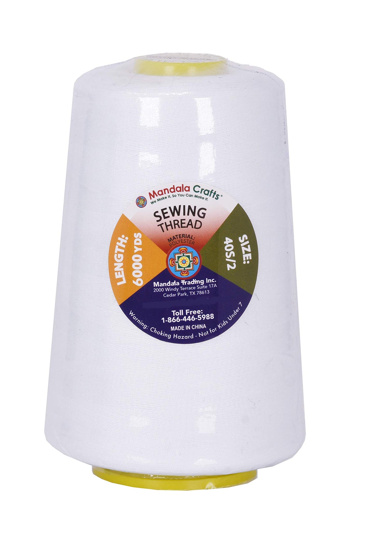 4 Pack of Serger Threads Cones Spools