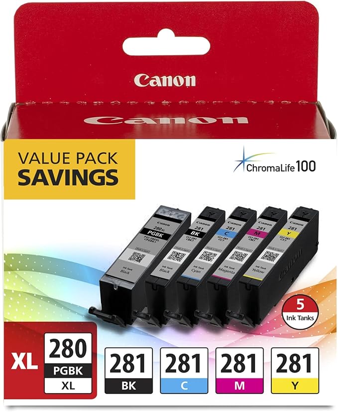 Canon PGI-280XL/CLI-281 5 Color Pack