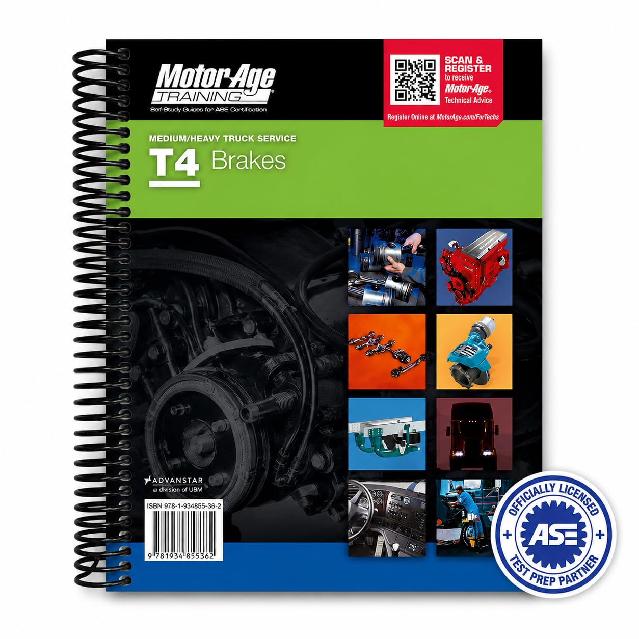 ASE Test Prep Medium and Heavy Truck Study Guide Set - ASE T1-T8