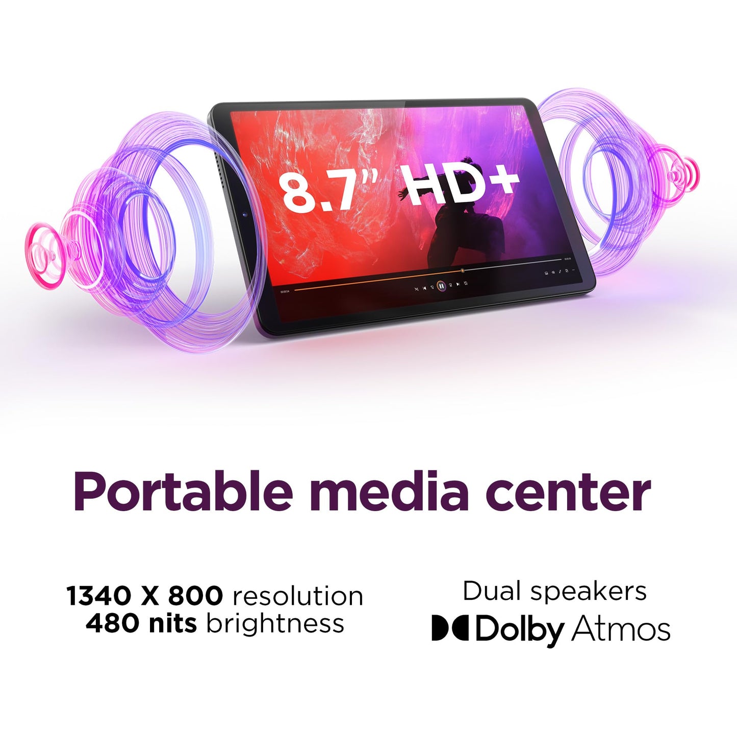 Lenovo Tab One - Lightweight Tablet -  4 GB Memory - 64 GB Storage