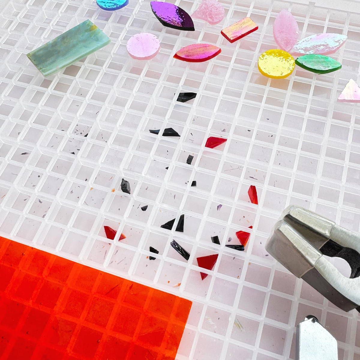 Stained Mat Stained Glass Cutting Mat with Tray – Lavender Vibes