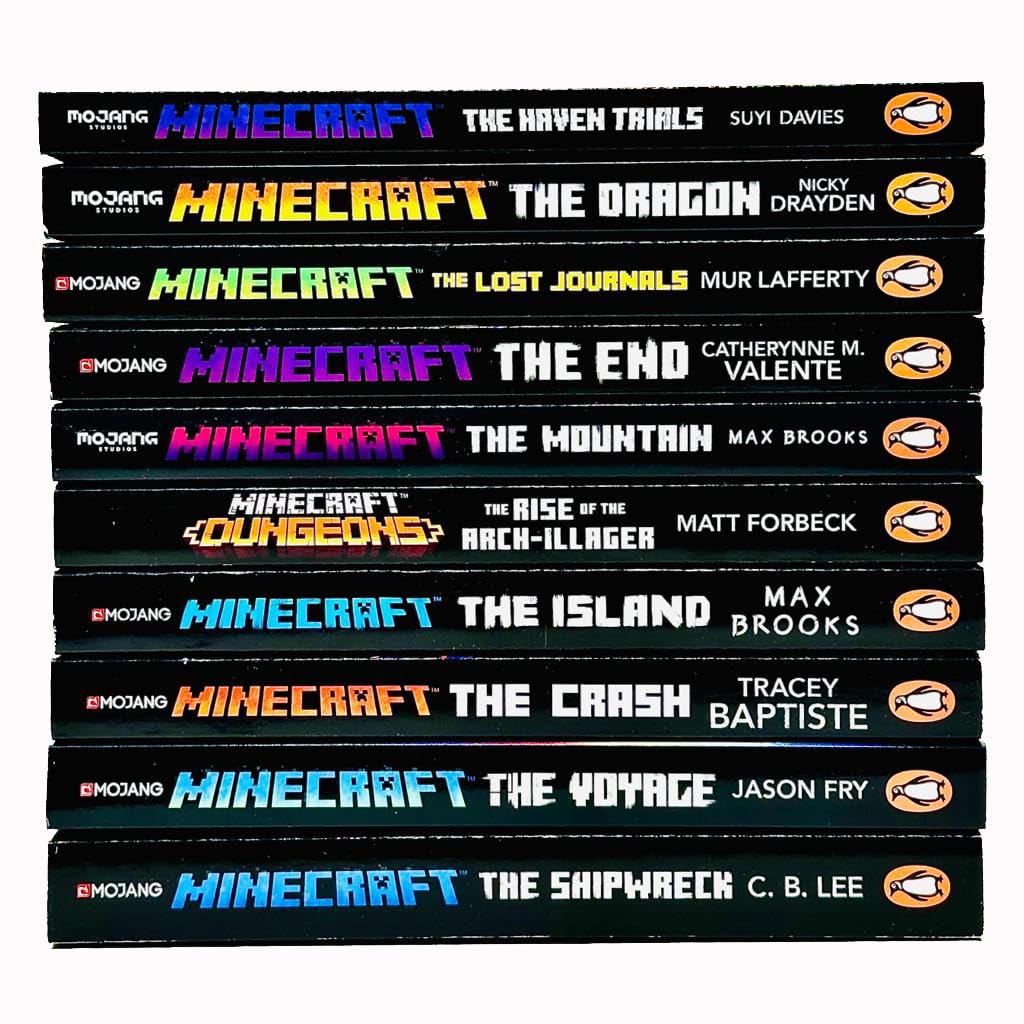 An Official Minecraft Novels 10 Books Collection Set- paperback