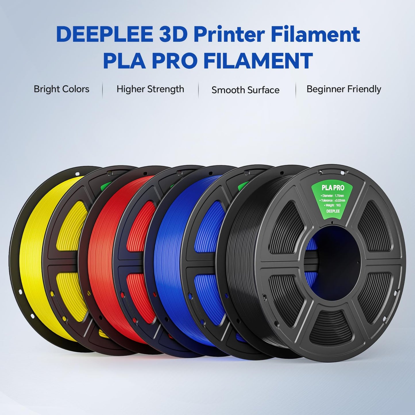 PLA PRO Filament 1.75mm- Black