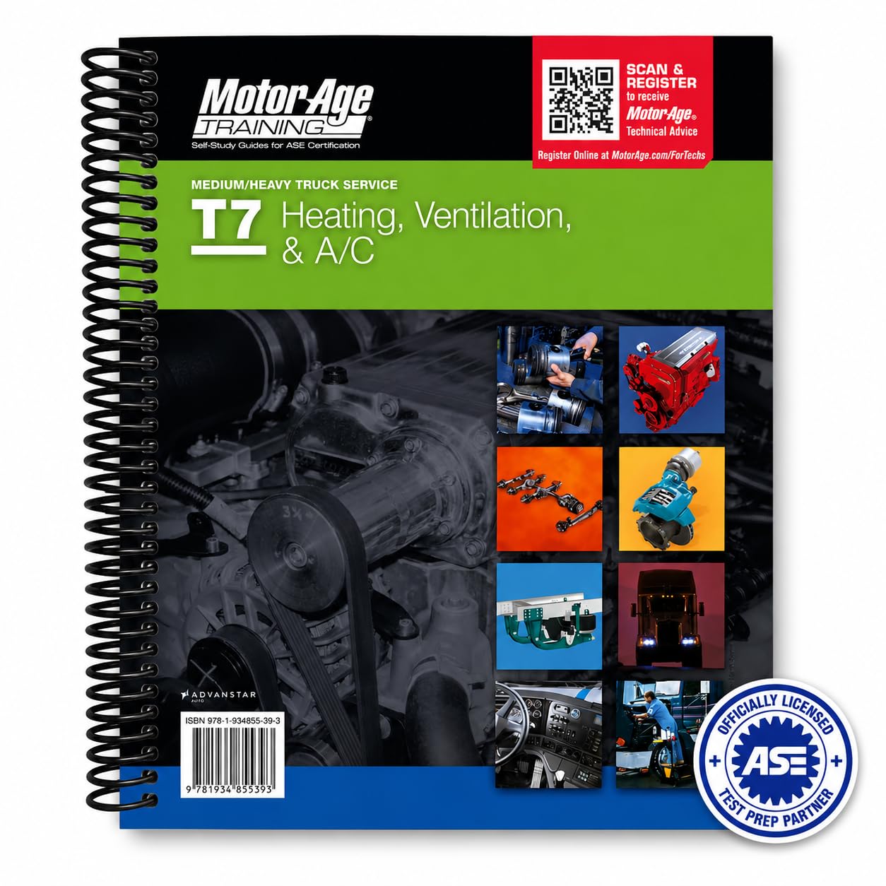 ASE Test Prep Medium and Heavy Truck Study Guide Set - ASE T1-T8