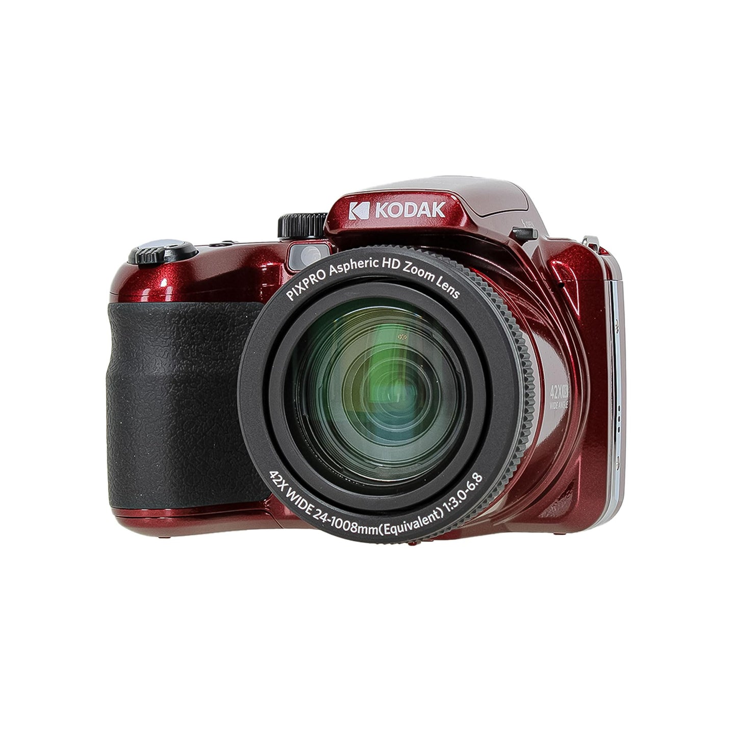 Kodak PIXPRO AZ425 20MP Vlogging Digital Camera (Red) with Accessories