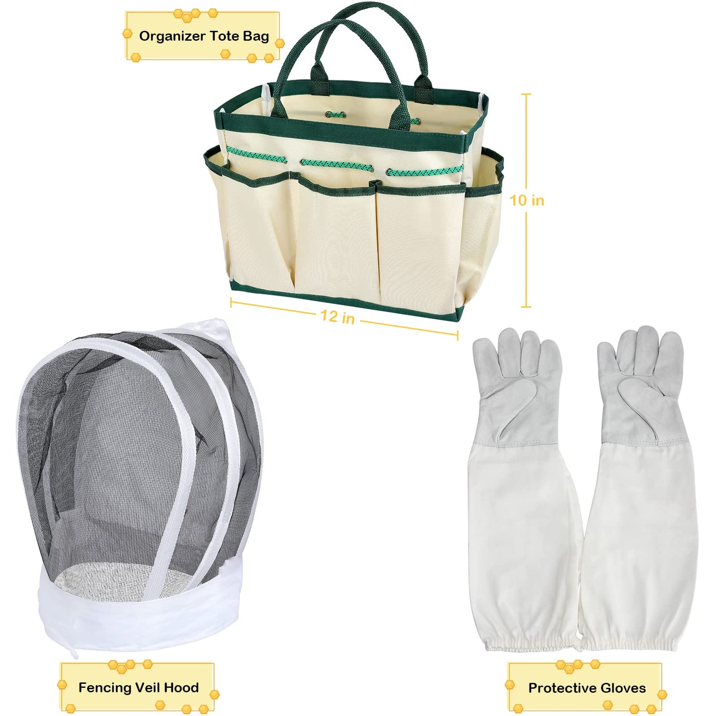 Blisstime Beekeeping Supplies, 30 PCS Bee Keeping Starter Kit