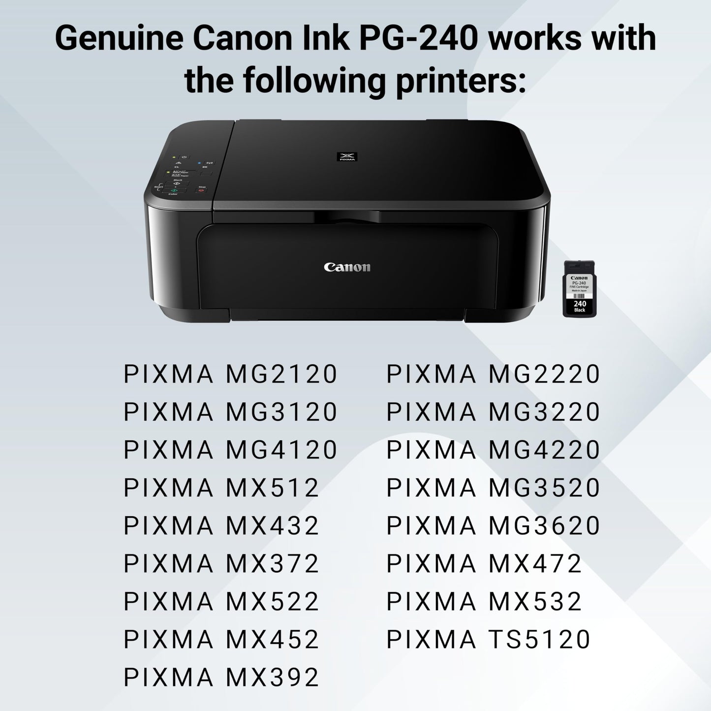 Canon PG-240 Genuine Black Ink Cartridge