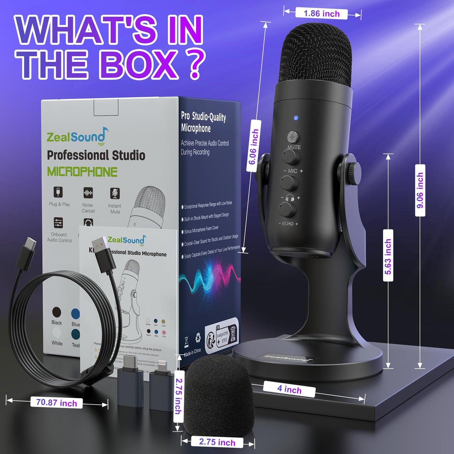ZealSound Microphone for PC