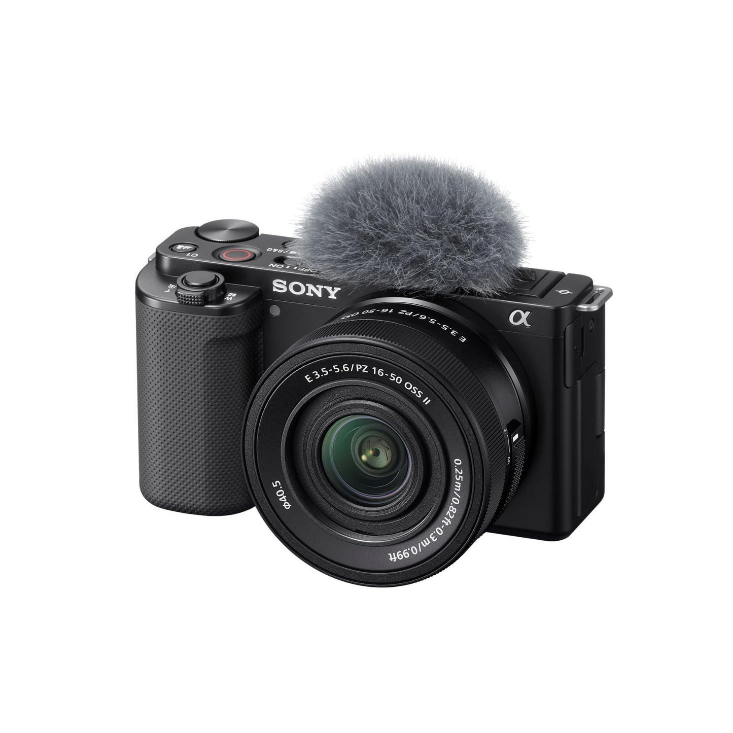 Sony Alpha ZV-E10 - APS-C Interchangeable Lens Mirrorless Vlog Camera Kit - Black