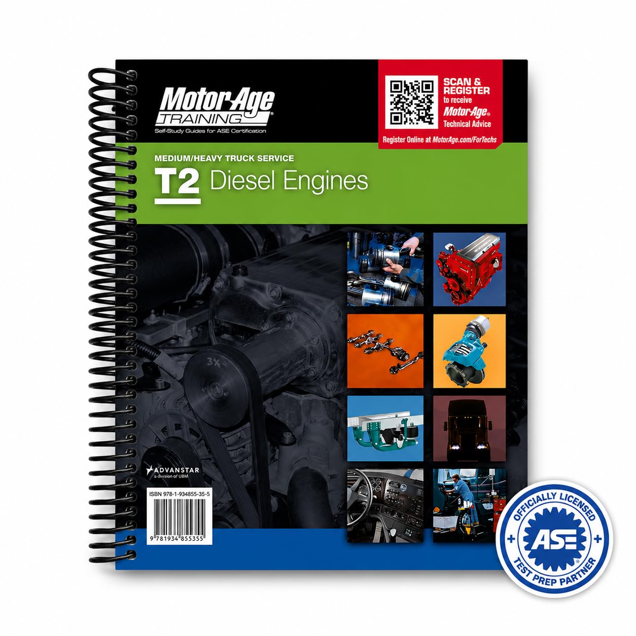 ASE Test Prep Medium and Heavy Truck Study Guide Set - ASE T1-T8