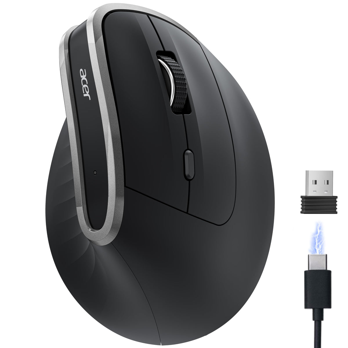 Acer Ergonomic Mouse Wireless, Vertical Computer Mouse for Laptop, PC